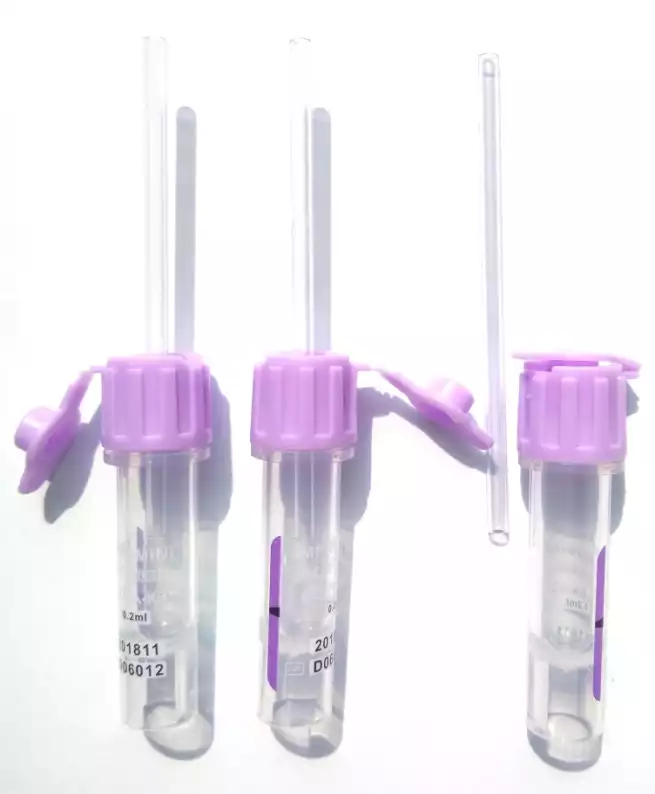 Пробирка IMPROMINI ЭДТА-К2 0,5мл, с капилляром, цвет фиолетовый