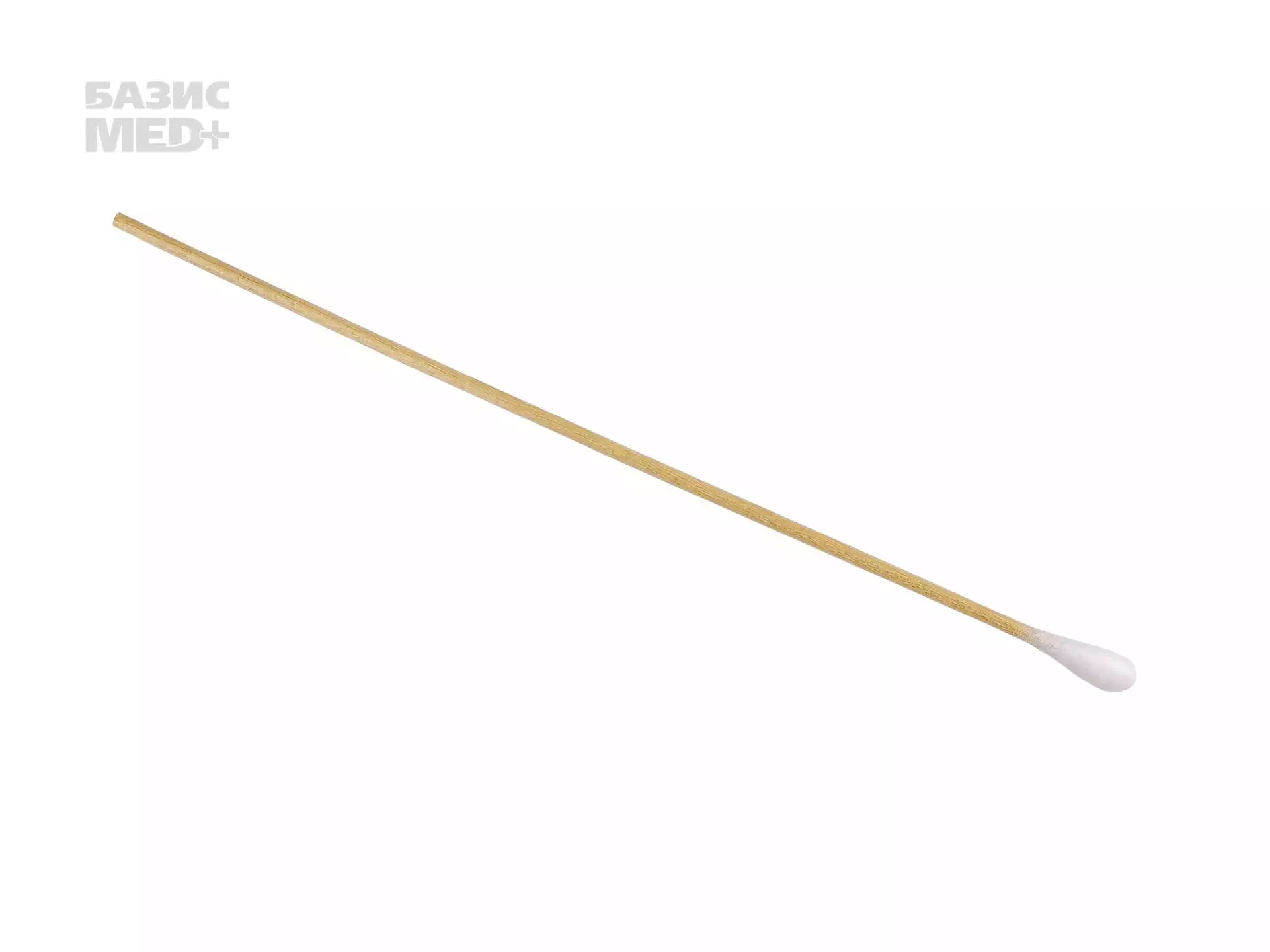 Тампон (сваб) (дерево-хлопок) для отбора проб MR без пробирки стер S, длина 15см