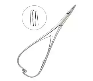 Иглодержатель хирургический прямой Mathieu, 14см