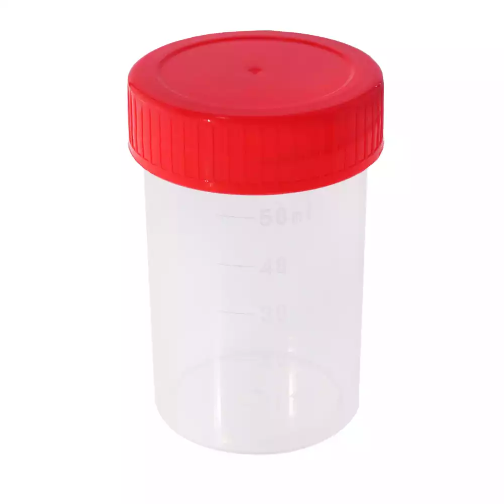 Контейнер 60мл, для взятия биоматериала, нестерильный, без лопаточки