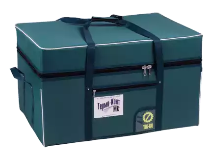Термоконтейнер медицинский ТМ-80П в сумке-чехле, внутренний объем 78,0л, без хладоэлементов, пластик