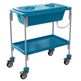 Контейнер КДС-30 КРОНТ для дезинфекции и стерилизации медицинского инструмента, объем 30л, размер 925*525*980мм/1020*120*500мм