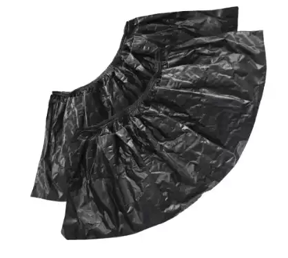 Бахилы Elegreen STRONG (с двойной резинкой), двойные черные, 10 гр/пара,  Евроблок