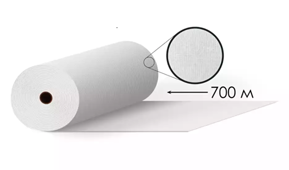 Марля РусВата шир.90см, пл. 40, отрез 10м, нетканая, состав 70%хлопок/30%вискоза