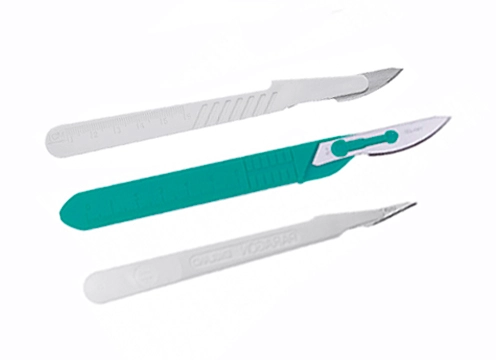 Скальпели и лезвия одноразовые